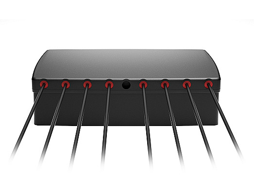 2J4H85Me Stellar 8-in-1 5GNR MIMO and Wifi-6E MIMO Magnetic Mount Antenna designed and manufactured by 2J Antennas