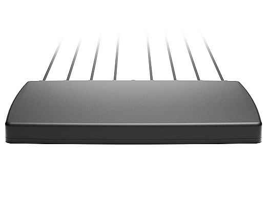2J4H85Pe Stellar 8-in-1 5GNR MIMO, Wifi-6E MIMO Adhesive Mount Antenna designed and manufactured by 2J Antennas