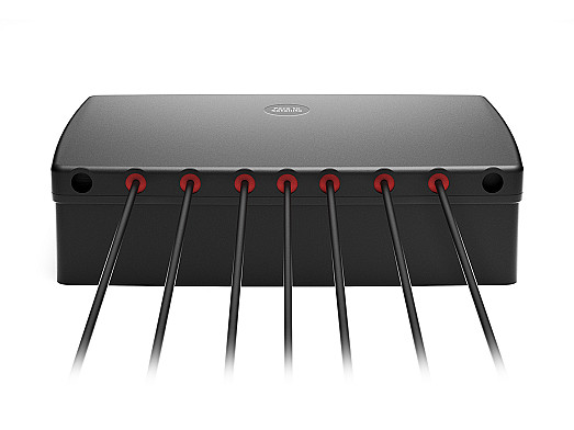 2J4H86MGFl Stellar 7-in-1 5GNR MIMO, Wifi-6E MIMO and GNSS Magnetic Mount Antenna designed and manufactured by 2J Antennas