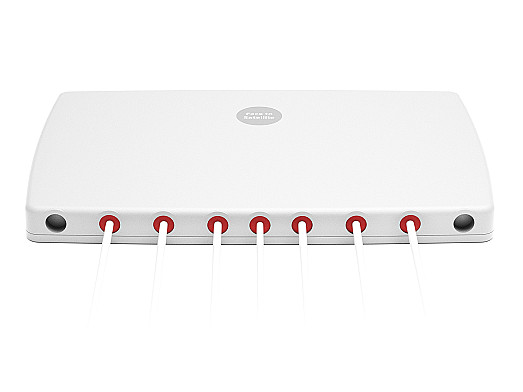 2J4H86PGFl Stellar 7-in-1 5GNR MIMO, Wifi-6E MIMO and GNSS Adhesive Mount Antenna designed and manufactured by 2J Antennas