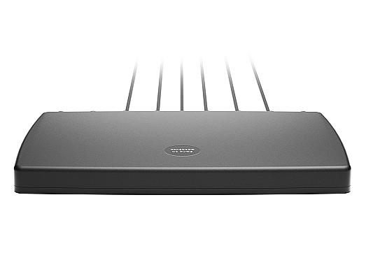 2J4H86PGFm Stellar 6-in-1 5GNR MIMO, Wifi-6E MIMO and GNSS Adhesive Mount Antenna designed and manufactured by 2J Antennas
