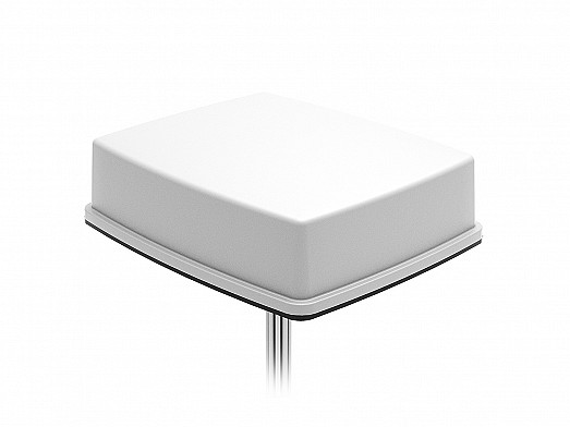 2J6B85Bf Roof 6-in-1 5GNR MIMO and Wifi-6E MIMO Screw Mount Antenna designed and manufactured by 2J Antennas