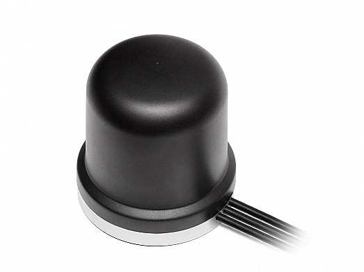 3-in-1 Medusa 4G LTE/3G/2G Cellular MIMO, GNSS/GPS Magnetic Mount Antenna by 2J Antennas
