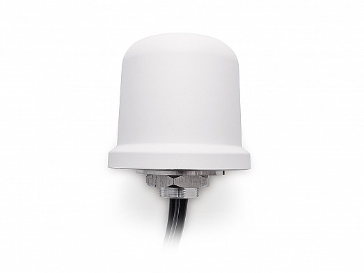2J7086BGFa 5 in 1 Medusa 5GNR MIMO, WIFI 6E / WIFI 7 MIMO and GNSS Screw Mount Antenna designed and manufactured by 2J Antennas