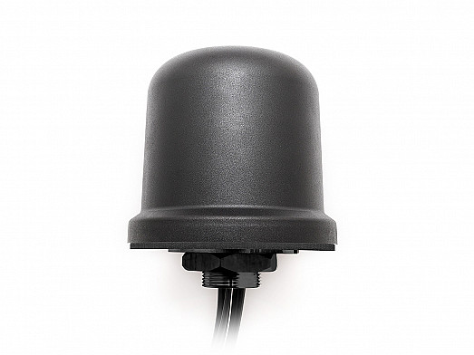 2J7A47Bc Medusa Lightweight Cellular 4G LTE/3G/2G MIMO WiFi 6E MIMO Screw Mount Antenna designed and manufactured by 2J Antennas