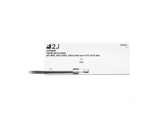 5GNR/4GLTE/3G/2G flexible polymer internal antenna covering a wide bandwidth 617-5925mhz by 2J Antennas.