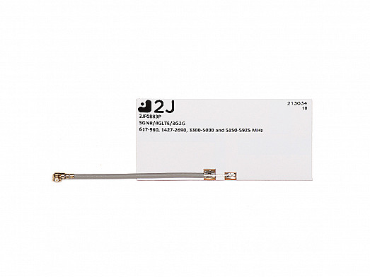 2JF0883P Mono-Flexi Series 5GNR Left Hand Flexible Antenna designed and manufactured by 2J Antennas