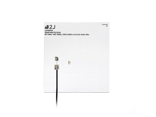 5GNR/4GLTE/3G/2G flexible polymer internal antenna covering a wide bandwidth 617-5925mhz by 2J Antennas.