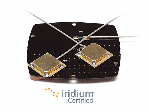 2J Antennas 3 in 1 Cellular LTE GNSS and Iridium Certified Embedded Screw Mount Antenna
