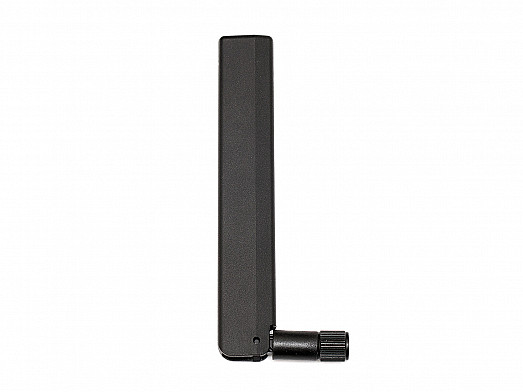 Compact DECAWAVE hinged connector mount external antenna by 2J Antennas