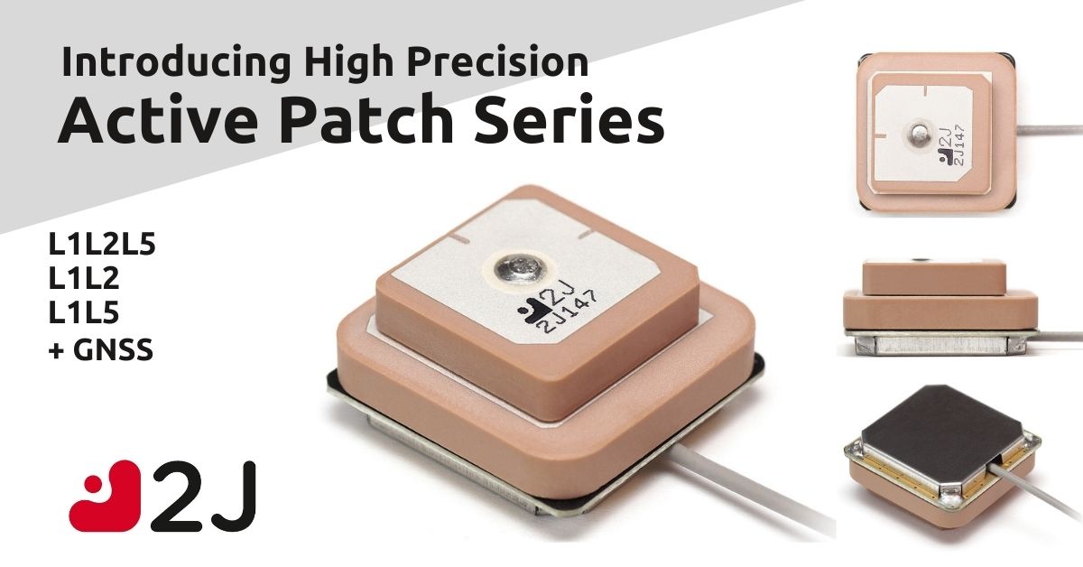 Introducing The Most Compact Tri-Band L1L2L5 Active Ceramic Patch On The Market