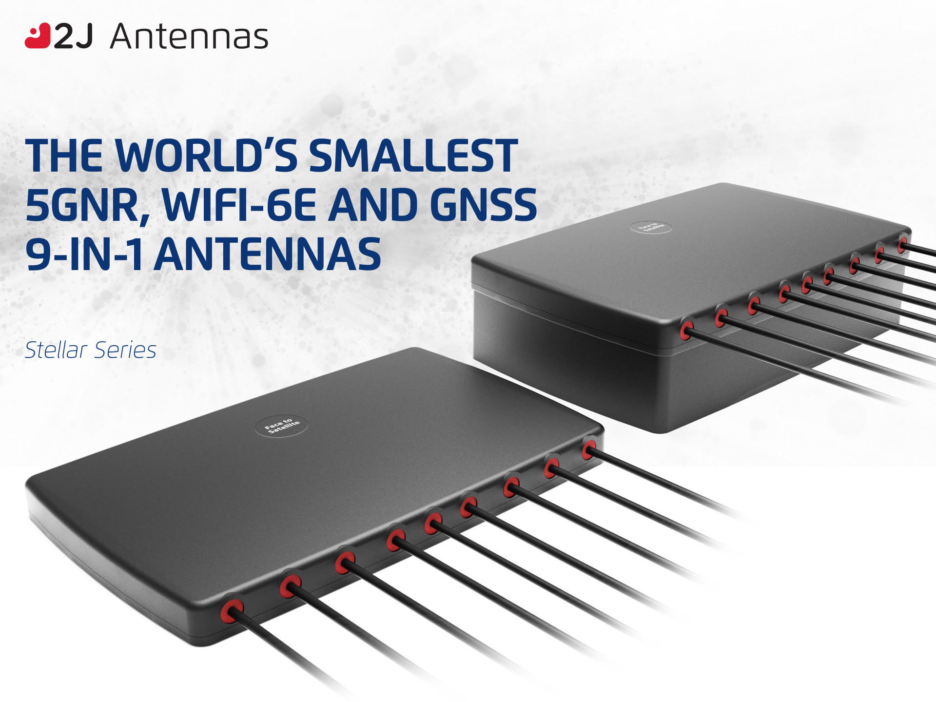 2J Antennas Launches The World’s Smallest 5GNR, WiFi-6E and GNSS Combination 9-in-1 Antennas