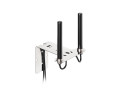 2J2202Ba-B17H Twins 2× Dual Band WiFi MIMO Ground Plane Independent Wall Mount Antenna designed and manufactured by 2J antennas