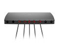 2J4H86PGFa Stellar 5-in-1 5GNR MIMO, Wifi-6E MIMO and GNSS Adhesive Mount Antenna designed and manufactured by 2J Antennas